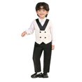 thumbnail image 1 of CUZIBR Boys Vest Suits 4 Piece Outfits Tuxedo Sets For Kids Formal Suit For Boys With Vest And Pants Bowtie Strap Suspender Sets Slim Cute Dailywear For Toddler, 1 of 9