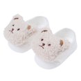 thumbnail image 1 of CUZIBR Children Kids Baby Girls Socks Soft Bottom Solid Color Cute Cartoon Animal Shape First Walking Floor Ankle Socks Princess Comfortable Cozy Non- Lightweight Bootie Socks,Beige,12-36 Months, 1 of 4