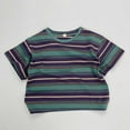 thumbnail image 1 of CUZIBR Children'S Toddler Classic Striped T Shirt Short Sleeve Crewneck Clothing Unisex Boys Girls Casual Tops Breathable Soft Cozy Loose Fit Relaxed Tee Layering Tees,Grey,3-5 Years, 1 of 8