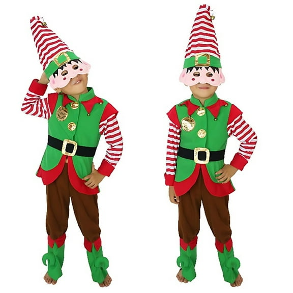 CUZIBR Christmas Children Kids Girls Teenagers Outfits Sets Funny Santa Clothing Sets Cozy Stylish Dailywear For Toddler,Green,7-8 Years