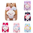 thumbnail image 1 of CUZIBR Cute 3D Plush Rabbit Toddler Backpack Lightweight Kids Backpack Adjustable Breathable Shoulder Straps Small Storage Daypack For Toddler Travel Daily School Bag, 1 of 4