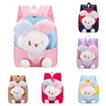 thumbnail image 1 of CUZIBR Cute 3D Plush Rabbit Toddler Backpack Lightweight Kids Backpack Adjustable Breathable Shoulder Straps Small Storage Daypack For Toddler Travel Daily School Bag, 1 of 9