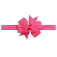 thumbnail image 1 of CUZIBR Extra Soft Ribbon Bow Headbands For Babies And Kids Stretchy Elastic Hair For Girls,Hot Pink2,One Size, 1 of 2