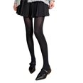 thumbnail image 1 of CUZIBR Fluffy Socks Thermal Winter Tights High Elasticity Slim Leggings High Waist Pantyhose Reinforced Stocking Breathable Lightweight Footwear,Black,One Size, 1 of 8
