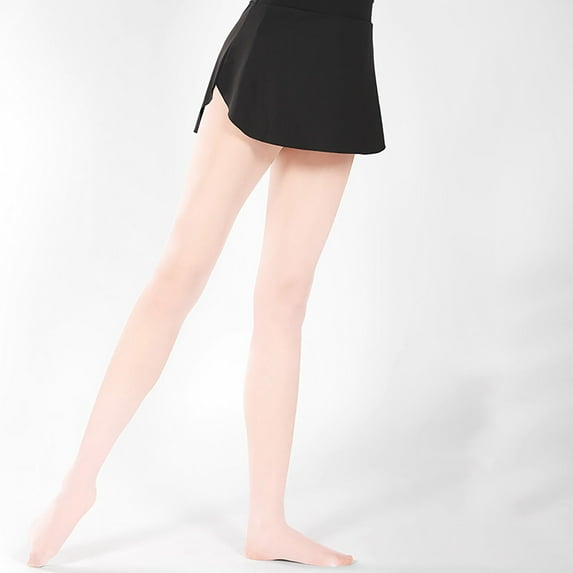 CUZIBR Girls Ballet Underpants Leggings Slim Fit Solid Color Base Pantyhose Soft Tights Footed School Uniform Breathable Cozy Stockings Comfortable Stretch Pants Elegant Clothes,Beige,2XL