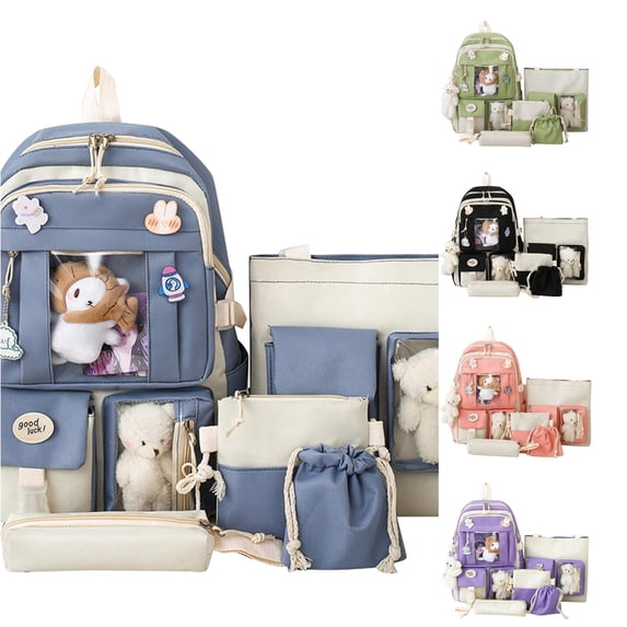 CUZIBR Girls Cute Backpack School Lightweight Large Capacity Bookbag Adjustable Padded Straps For Teen Youth Elementary Middle School Back To School Travel Daily Use