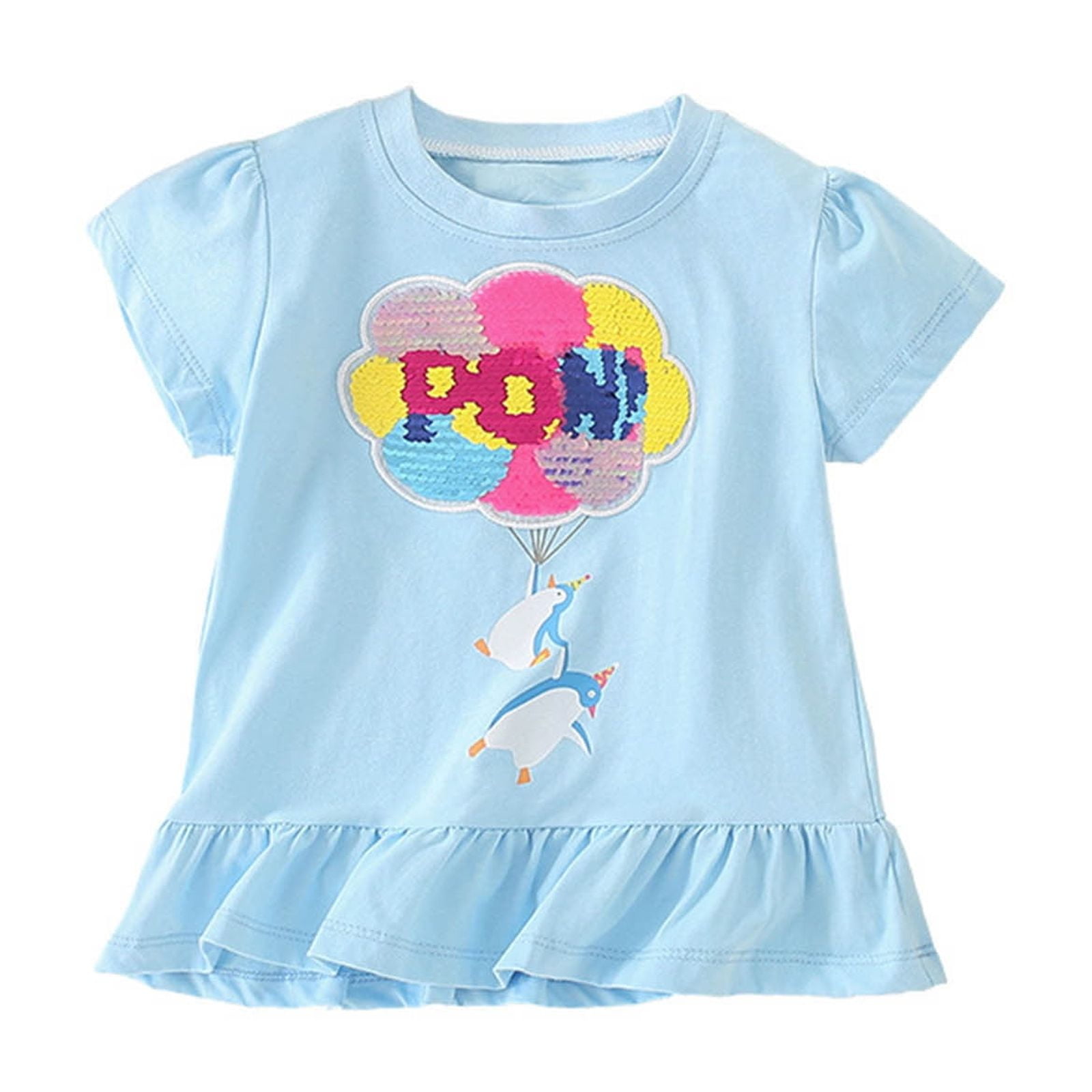 First Impressions Toddler Girls Penguins Print T Shirt Green Size 4t main image 1