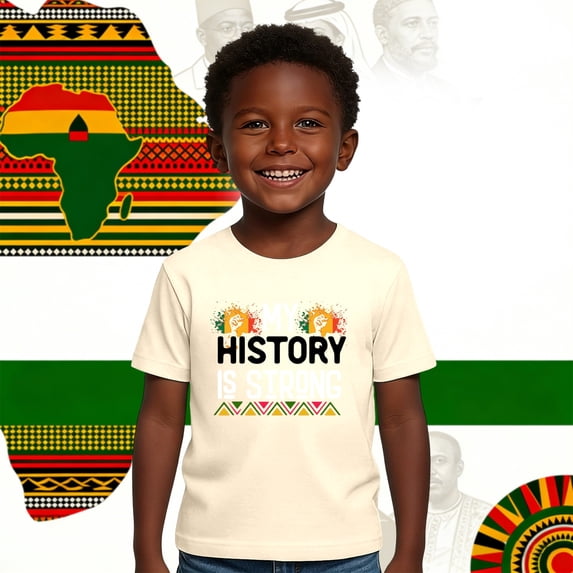 CUZIBR Girls Toddler Black History Shirts Graphic Letter Print Crewneck Short Sleeve Tee Fashionable Loose Relaxed Comfortable Summer Cozy Casual Soft Basic Tee Dressy Blouse,Beige,8-9 Years
