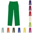 thumbnail image 1 of CUZIBR Girls Toddler Elastic Waist Straight Leg Sweatpants With Pockets Solid Color Wide Leg Loose Running Casual Trousers For Kids Boys Summer Fall Back To School Dailywear,Dark Green,13-14 Years, 1 of 5