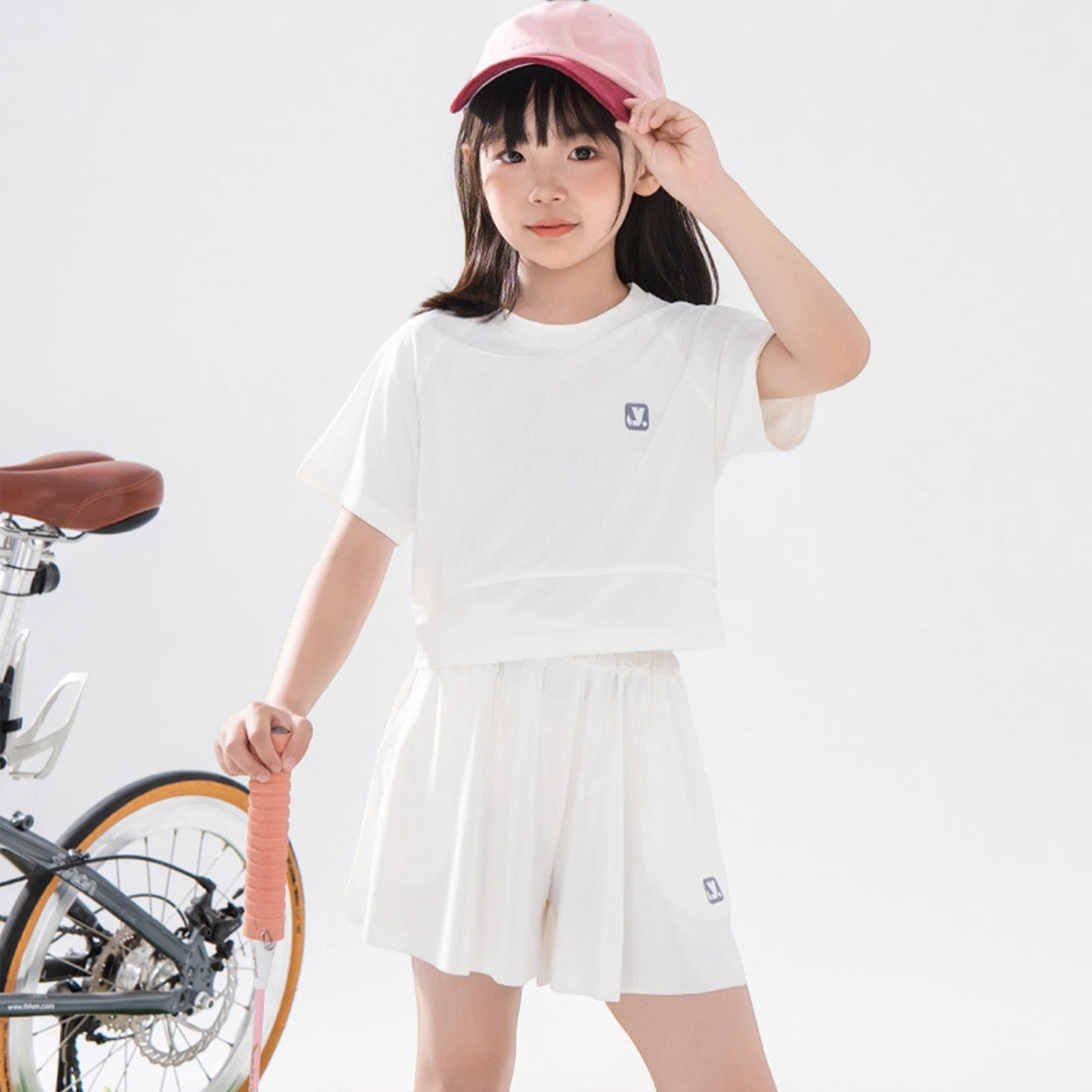 CUZIBR Girls Toddler Kids Clothing Set Summer Casual Short Sleeve ...