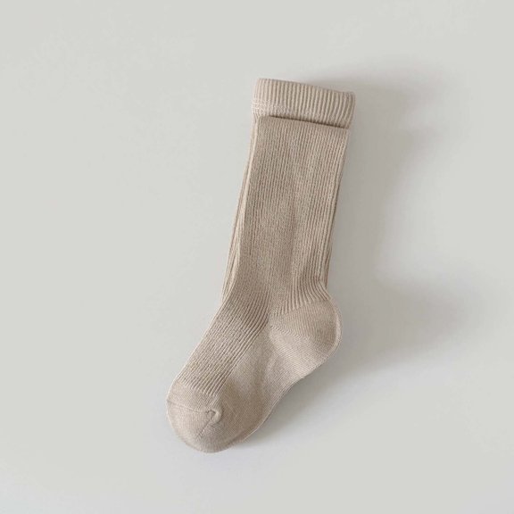 CUZIBR Girls Warm Tights Full Leggings Knitted Pantihose Stretchy Basic Cable Knit Cotton Footed Seamless Dance Ballet Leggings Cozy Bottom Trousers,Beige,6-8 Years