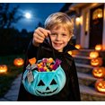thumbnail image 1 of CUZIBR Halloween Baskets For Kids Trick Or Treat Bags Pumpkin Bow Halloween Candy Bags With Handle Plush Large Capacity Party Favors, 1 of 9