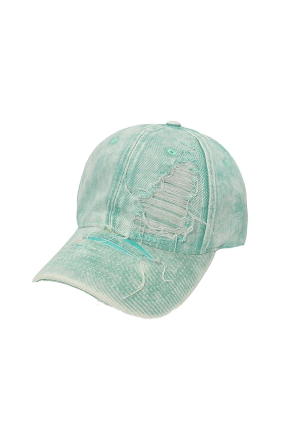 Hats For Men Vintage Distressed Washed Solid Color Baseball Caps Fashionable Outdoor Sunbonnet Trucker Cap Unisex Lightweight Breathable Casual Classic Headwear,Green,one Size