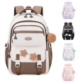 thumbnail image 1 of CUZIBR Kids Backpack School Bag Large Capacity Cute Star Pattern School Backpack Multi Pockets Water Resistant Bookbag Adjustable Padded Straps Rucksack For Teen Girls, 1 of 3