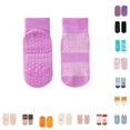 thumbnail image 1 of CUZIBR Kids Non Socks Toddler Anti Slip Socks Full Silicone Grips Bottom Breathable Low Cut Indoor Floor Socks Indoor Play Learning Walking Socks For Children 2 12 Years,3-4 Years, 1 of 4