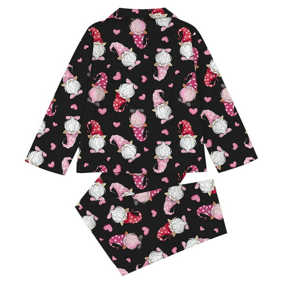 CUZIBR Kids Outfits Stylish Button Down Long Sleeve Lapel Collar Top Blouse Shorts Soft Cartoon Bow Floral Print Fashionable Leopard Home Dailywear Sleeping Clothing Suit,Black,5 Years