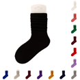 thumbnail image 1 of CUZIBR Kids Socks Autumn Soft Comfortable Mid Crew Length Stackable Solid Color Breathable Socks For Toddlers Girls School Play Casual Wear,0-2 Years, 1 of 4