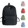 thumbnail image 1 of CUZIBR Large Capacity Backpack Solid Color Double Zipper Design Multi Pocket Daypack Adjustable Shoulder Straps Casual Bookbag For Teenagers Youth Back To School Daily Commute, 1 of 4