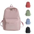 thumbnail image 1 of CUZIBR Large Capacity Backpack Solid Color Double Zipper Design Multi Pocket Daypack Adjustable Shoulder Straps Casual Bookbag For Teenagers Youth Back To School Daily Commute, 1 of 3