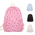 thumbnail image 1 of CUZIBR Large Capacity Cute School Backpack For Girls Students Cherry Print Backpack Versatile Durable Lightweight Casual Daypack Travel Rucksack Work Commute Bookbag, 1 of 3