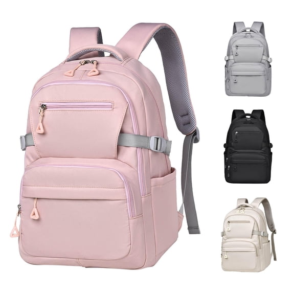 CUZIBR Large Capacity Stylish Backpack Daypack Adjustable Padded Shoulder Straps Side Pocket Chest Strap For Teens Girls Back To School Travel Everyday Carry
