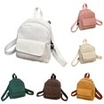 thumbnail image 1 of CUZIBR Mini Corduroy Backpack Girls Vintage Small Casual Daypack Front Pocket Zipper Mini Backpack For Daily Travel Outdoor, 1 of 8