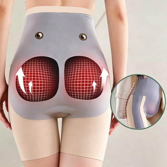 CUZIBR Shapewear Panties For Women Slim Fit High Waist Tight Tummy Control Lifting Leggings Boyshorts Breathable Comfortable Smoothing Seamless Body Shaper Shorts For Under Dresses,B-Beige,XL