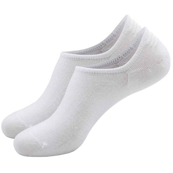 CUZIBR Socks For Women Aldult Solid Color Boat Socks Sports Thickened Low Cut Towels Shallow Cut Non- Ankle Comfy Dailywear,White,One Size