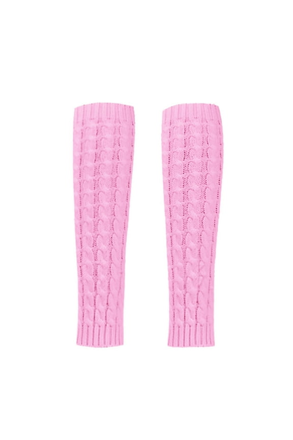 Socks For Women Leg Warmers Solid Knitted Zipper Over The Knee Stocking Bow Soft Stretchy Thigh Knee High Socks Fuzzy Socks,Pink,One Size