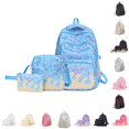 thumbnail image 1 of CUZIBR Sprinkle Ice Cream Print Backpack For Teen Girls Casual Lightweight Student School Backpack Travel Daypack With Multiple Pockets, 1 of 7