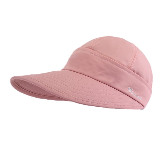 CUZIBR Sun Hats For Women Baseball Tennis Caps Solid Color Upf50+ Running Golf Sports Quick Dry Mesh Patchwork Fashionable Classic Unisex Cap Adjustable Strap Trucker Hat,Light Pink,one Size