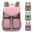 thumbnail image 1 of CUZIBR Girls Backpack For Campus Daily Commute Sports Travel Casual Vintage Color Block Daypack Unisex Students Adjustable Mesh Padded Shoulder Straps School Rucksack, 1 of 6