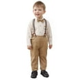 thumbnail image 1 of CUZIBR Toddler Baby Boy Clothes Suit Gentleman Wedding Outfits Holiday Dailywear For Child, 1 of 8