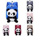 thumbnail image 1 of CUZIBR Toddler Backpack Plush Panda Doll Lightweight Kids Rucksack Padded Adjustable Shoulder Straps Book Bag For Boys Back To School Use, 1 of 4