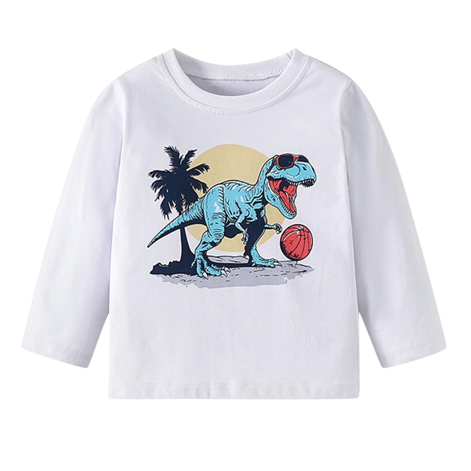 Kids Dinosaur Long Sleeve T-Shirt main image 1