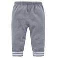 thumbnail image 1 of CUZIBR Toddler Boys Girls Winter Jogger Thick Lined Elastic Waist Sweatpants Casual Athletic Solid Pull On Pants Cozy Soft Cotton Trousers,Grey,18-24 Months, 1 of 6