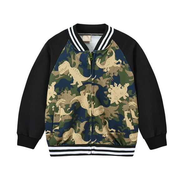 CUZIBR Toddler Boys Girls Winter Soft Coats Jackets Long Sleeve Fashion Flower Prints Hooded Tops Stylish Dailywear For Child