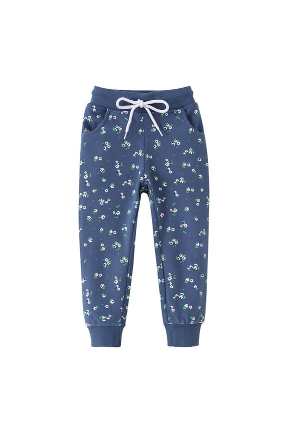 Toddler Girls Boys Kids Sports Cartoon Prints Casual Fashion Pants Trousers Slacks Boho Dailywear For Child