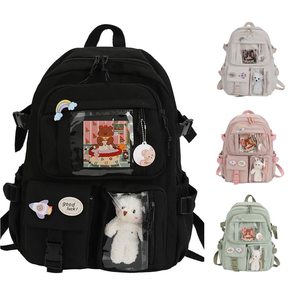 CUZIBR Girls Cute Backpack School Lightweight Large Capacity Bookbag Adjustable Padded Straps For Teen Youth Elementary Middle School Back To School Travel Daily Use