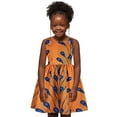 thumbnail image 1 of CUZIBR Toddler Kids Baby Girls African Dashiki Traditional Style Sleeveless O-Neck Dress Ankara O-Neck Princess Dresses Outfits Comfort Dailywear For Child, 1 of 5