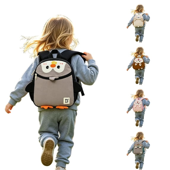 CUZIBR Toddler Kids Backpack 3D Cartoon Animal Shape School Daypack Preschool School Bag For Girls Travel Back To School Outdoor Lightweight Daily Use