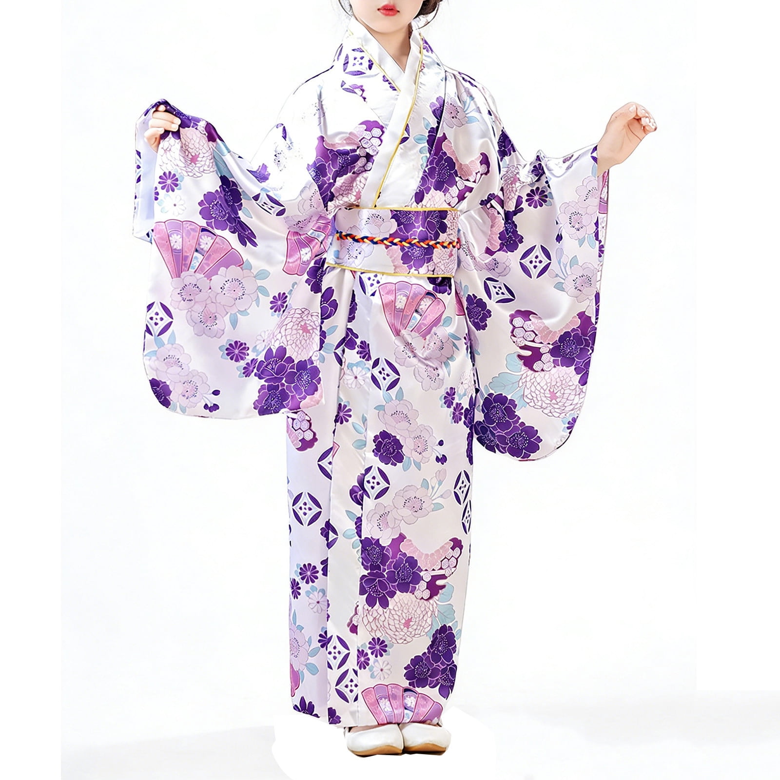 Loose-Fit V-Neck Long Robe Dress
