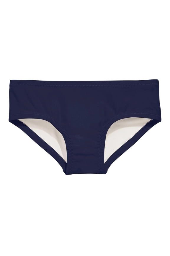 Toddler Kids Girls Swim Bikini Bottoms Low Waist Solid Color Swimsuit Soft Quick-Dry For Beach Pool Quickly Drying Summer Breathable Cozy Fashionable Swimwear Panties,Navy,2-3 Years