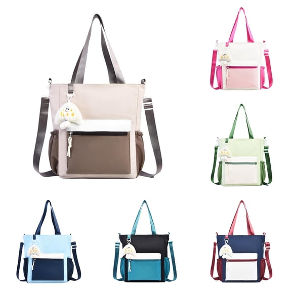 CUZIBR Unisex Kids Backpack For School Travel Outdoor Lightweight Tote Bag Adjustable Detachable Crossbody Strap Multi Pockets Daypack Shoulder Bag For Students School Daily Use