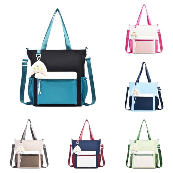 CUZIBR Unisex Kids Backpack For School Travel Outdoor Lightweight Tote Bag Adjustable Detachable Crossbody Strap Multi Pockets Daypack Shoulder Bag For Students School Daily Use