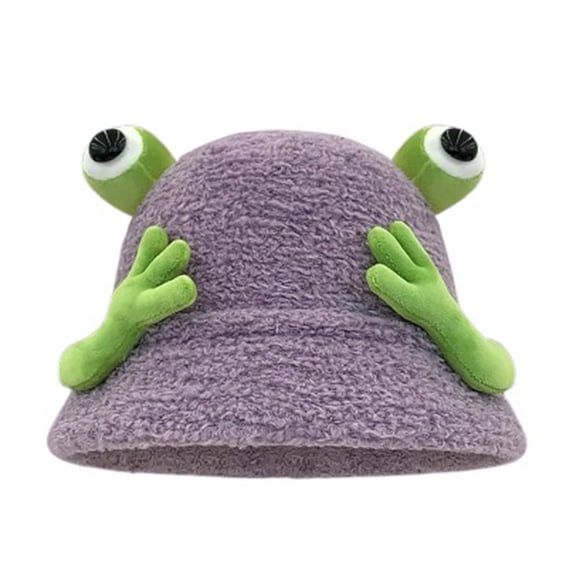 CUZIBR Winter Beanie Hat Set Christmas Cute Cartoon Dinosaur Knitted Caps Winter Thick Warmth Hat Ear Flaps Cozy Soft Windproof Headwear,Purple,One Size