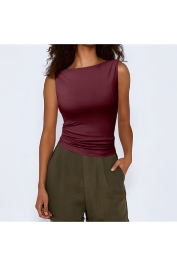 Boat Neck Tank Tops