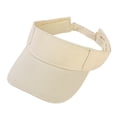 thumbnail image 1 of CUZIBR Women'S Golf Hats Solid Colro Breathable Summer Riding Visor Hat Foldable Adjustable Version Golf Cap Soft Lightweight Summer Uv Protection Beach Outdoor Headwear,Beige,One Size, 1 of 3