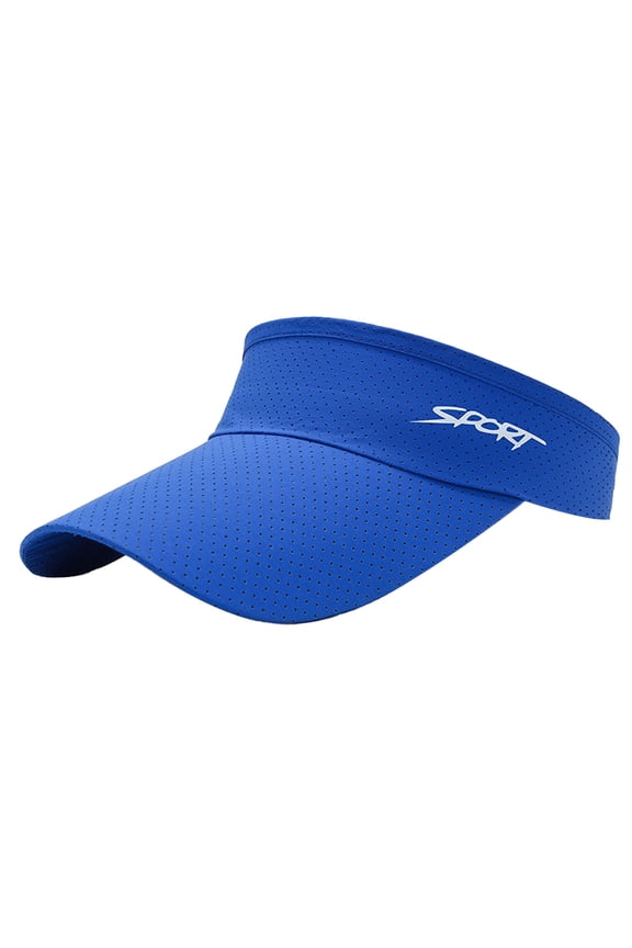 Women'S Golf Hats Solid Colro Letter Print Summer Breathable Riding Visor Hat Adjustable Version Golf Cap Soft Lightweight Summer Uv Protection Beach Outdoor Headwear,BU2,One Size