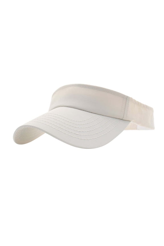 Women'S Golf Hats Solid Colro Summer Breathable Riding Visor Hat Foldable Adjustable Version Golf Cap Soft Lightweight Summer Uv Protection Beach Outdoor Headwear,Beige,One Size